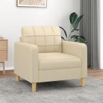 Vidaxl fauteuil crème 60 cm tissu, fauteuil, fauteuil de baignoire, fauteuil club, canapé, canapé confortable, ... Vidaxl fauteuil crème 60 cm tissu, fauteuil, fauteuil de baignoire, fauteuil club, canapé, canapé confortable, ...
