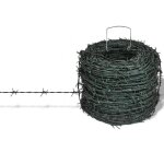 Vidaxl fil barbel vert rouleau de 100 m