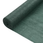 Vidaxl filet brise - vue filet dombrage filet dintimit� pare - vue de jardin perm�able au vent vert 1x10 ...