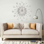 Vidaxl horloge murale horloge analogique horloge dcorative salon salle de sjour chambre  coucher maison ...