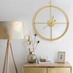 Vidaxl horloge murale horloge analogique horloge dcorative salon salle de sjour chambre  coucher maison ...