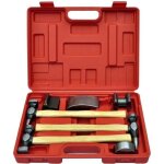 Vidaxl kit de marteaux de carrosserie de voiture et de bosses 7 pcs