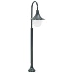 Lampadaire de jardin - vidaxl - e27 - aluminium - 120 cm - vert fonc� - vintage