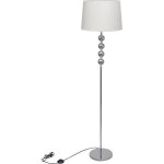 Vidaxl lampe de sol  long pied 5 boules de dcoration blanc lampe de chevet 240904
