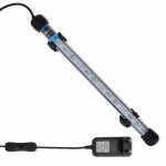Lampe led daquarium - vidaxl - 28 cm - couleur bleue - clairage nocturne - ambiance raffine