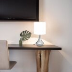 Vidaxl 2x lampes de table bouton tactile lampes de chevet lampes de lecture luminaire eclairage chambre ...