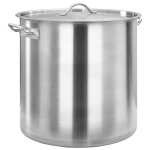 Vidaxl marmite 71 l 45x45 cm acier inoxydable