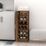 Vidaxl meuble  chaussures chne marron 32x35x92 cm bois d'ingnierie 816019