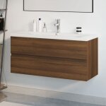 Vidaxl meuble lavabo avec bassin intégré armoire sous lavabo meuble de rangement de salle de bain maison ... Vidaxl meuble lavabo avec bassin intégré armoire sous lavabo meuble de rangement de salle de bain maison ...