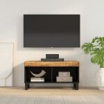 Vidaxl meuble tv 85x33x43, 5 cm bois massif de manguier 352893