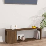 Vidaxl meuble tv chne marron 100x24x32 cm bois d'ingnierie 816037
