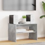 Vidaxl meuble tv gris b�ton 60 x 35 x 40 cm en bois ding�nierie ? rangement contemporain
