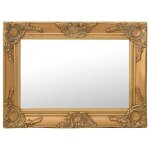 Vidaxl miroir mural style baroque 60x40 cm dor 320329