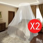 Vidaxl moustiquaire 2 pcs rond 56x325x230 cm