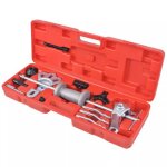 Vidaxl outils de voiture coulissants  9 voies 17 pcs