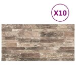 Vidaxl panneaux muraux 3d avec design de brique multicolore 10 pcs eps Vidaxl panneaux muraux 3d avec design de brique multicolore 10 pcs eps