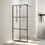 Vidaxl paroi de douche avec verre cloison de baignoire accessoire de salle de bain cloison de douche ...