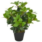 Vidaxl plante artificielle avec pot laurier vert 40 cm
