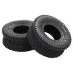 Vidaxl pneu de brouette et chambre  air 4pcs 15x6. 00 - 6 4pr caoutchouc