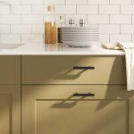 Vidaxl poignes d'armoire 10 pcs, poignes de placard, poignes en forme de t cuisine maison intrieur, ...