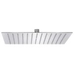 Vidaxl pomme de douche pluie acier inoxydable 304 30x30 cm carrée Vidaxl pomme de douche pluie acier inoxydable 304 30x30 cm carrée