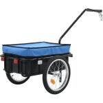 Vidaxl remorque de vlo chariot  main, chariot de transport, remorque de bicyclette, remorque  bagages ...