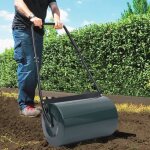 Vidaxl rouleau à gazon vert et noir 63 cm 50 l Vidaxl rouleau à gazon vert et noir 63 cm 50 l