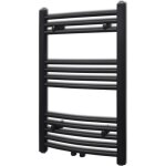 Vidaxl sche - serviettes porte - serviette  rails incurvs noirs 500x764 mm 141913