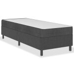 Vidaxl sommier  lattes de lit gris tissu 90x200 cm 287461