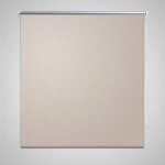 Vidaxl store enrouleur occultant 140x230 cm beige fentre chambre  coucher 240170