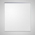 Vidaxl store enrouleur occultant 80x230 cm blanc fentre chambre  coucher 240144