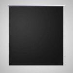 Vidaxl store enrouleur occultant noir fentre pare - vue pare - soleil chambre 240167