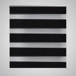 Vidaxl store enrouleur tamisant noir fentre pare - vue pare - soleil chambre 240184