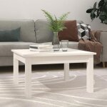 Vidaxl table basse blanc 55x55x30 cm bois massif de pin 814230 Vidaxl table basse blanc 55x55x30 cm bois massif de pin 814230