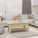 Vidaxl table basse chne sonoma 102x55x42 cm agglomr