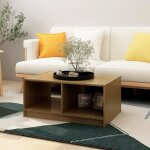 Vidaxl table basse marron miel 75x50x33, 5 cm bois de pin massif Vidaxl table basse marron miel 75x50x33, 5 cm bois de pin massif
