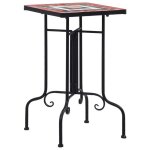 Table de bistro - vidaxl - mosaïque - céramique imperméable - 35x35x56 cm - extérieur Table de bistro - vidaxl - mosaïque - céramique imperméable - 35x35x56 cm - extérieur