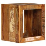 Tabouret - vidaxl - bois de r�cup�ration - 40x30x40 cm - vintage - int�rieur