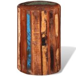 Vidaxl tabouret bois de rcupration massif