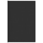 Tapis de tente - vidaxl - 400x600 cm - anthracite - 100% polythylne - rsistant aux intempries
