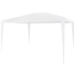 Tente de rception - vidaxl - 3x4 m - blanc - rsistant aux uv - facile  assembler