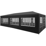 Tente de rception - vidaxl - 3x9 m - anthracite - rsistant aux uv - cadre en acier