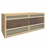 Vidaxl terrarium bois d'ingnierie 120x50x50 cm 170884
