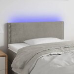 Vidaxl tte de lit  led meuble de chambre  coucher accessoire de lit simple tte de cadre de lit intrieur ...