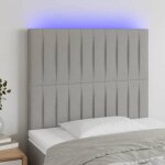 Vidaxl tte de lit  led meuble de chambre  coucher accessoire de lit simple tte de cadre de lit intrieur ...