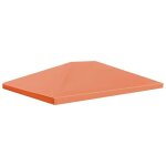 Toile de toit de chapiteau - vidaxl - 4 x 3 m - impermable - durable - orange