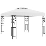 Tonnelle - vidaxl - 3x3 m - blanc - 180 g / m� - autoportante