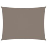 Vidaxl voile de parasol tissu oxford rectangulaire 2x3 m taupe 135420