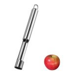 Vide pomme - acier inoxydable - d�noyauteur multifonction - poign�e ergonomique - facile � nettoyer