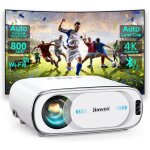 Videoprojecteur - 4k auto cache lentille auto focus 6d keystone 800asin projecteur video retroprojecteur ...